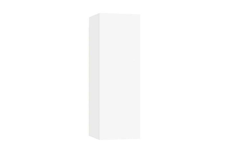 TV-skåp 2 st vit 30,5x30x90 cm spånskiva - Vit - Möbler - Vardagsrum - Tv-möbler & mediamöbler - Tv-bänkar