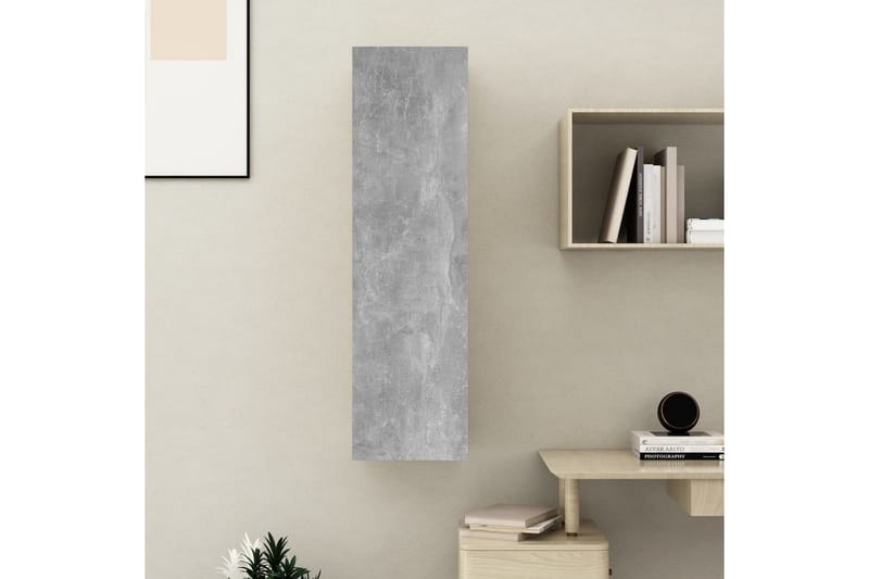 TV -skåp betonggrå 30,5x30x110 cm spånskiva - Grå - Möbler - Vardagsrum - Tv-möbler & mediamöbler - Tv-bänkar