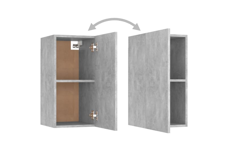 TV-skåp betonggrå 30,5x30x60 cm spånskiva - Grå - Möbler - Vardagsrum - Tv-möbler & mediamöbler - Tv-bänkar