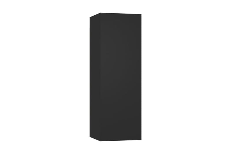 TV-skåp svart 30,5x30x90 cm spånskiva - Svart - Möbler - Vardagsrum - Tv-möbler & mediamöbler - Tv-bänkar