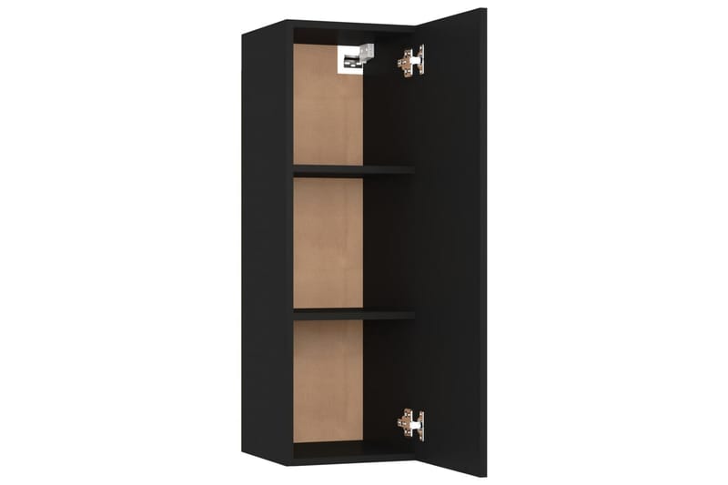 TV-skåp svart 30,5x30x90 cm spånskiva - Svart - Möbler - Vardagsrum - Tv-möbler & mediamöbler - Tv-bänkar