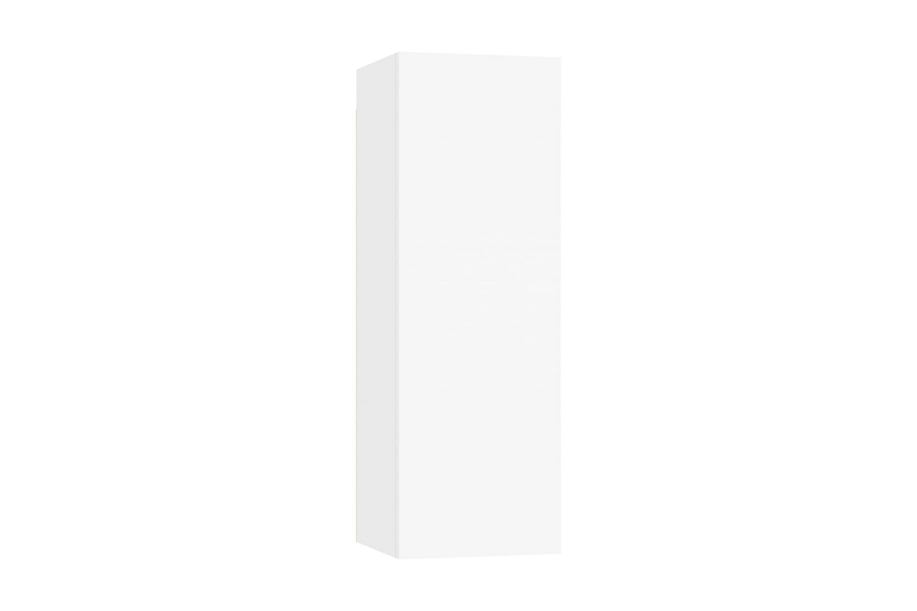 TV-skåp vit 30,5x30x90 cm spånskiva – Vit