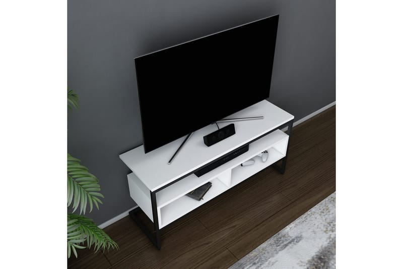UKHAND Tv-bänk 110x49,9 cm Svart - Möbler - Vardagsrum - Tv-möbler & mediamöbler - Tv-bänkar