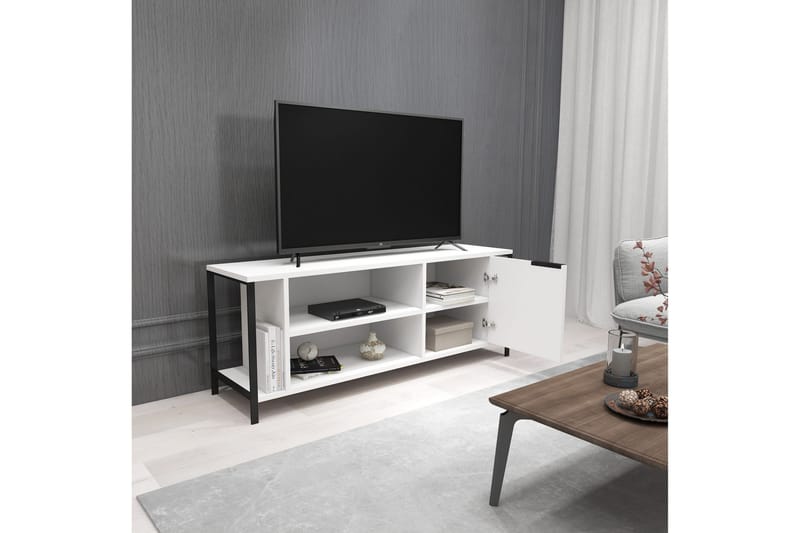 UKHAND Tv-bänk 120x54 cm Vit - Möbler - Vardagsrum - Tv-möbler & mediamöbler - Tv-bänkar