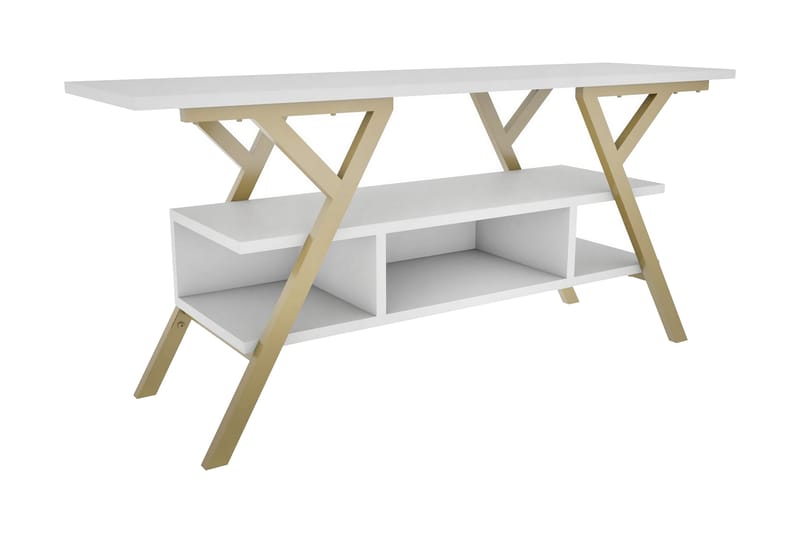 UKHAND Tv-bänk 120x55 cm Guld - Möbler - Vardagsrum - Tv-möbler & mediamöbler - Tv-bänkar