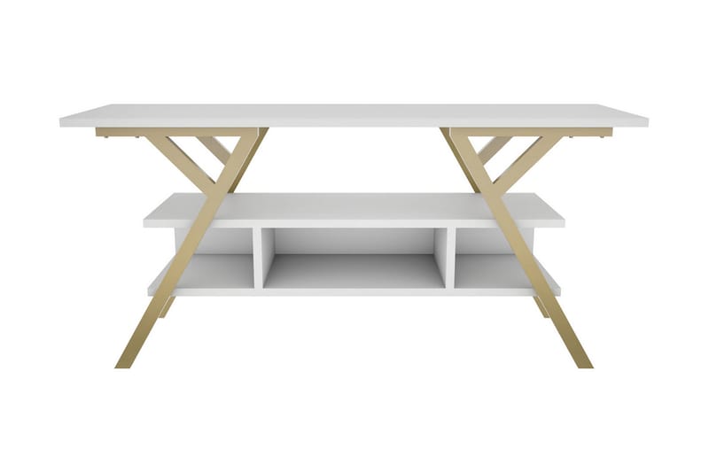 UKHAND Tv-bänk 120x55 cm Guld - Möbler - Vardagsrum - Tv-möbler & mediamöbler - Tv-bänkar