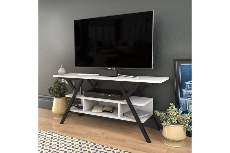 UKHAND Tv-bänk 120x55 cm Svart - Tv-bänkar