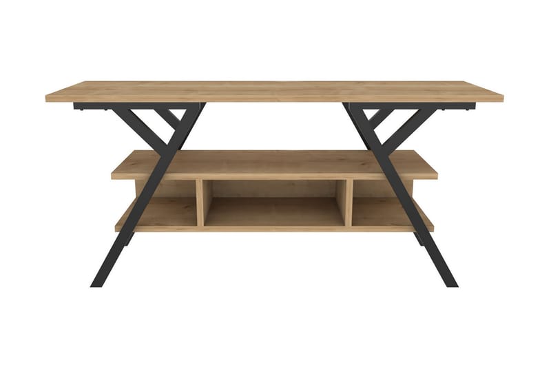 UKHAND Tv-bänk 120x55 cm Svart - Möbler - Vardagsrum - Tv-möbler & mediamöbler - Tv-bänkar