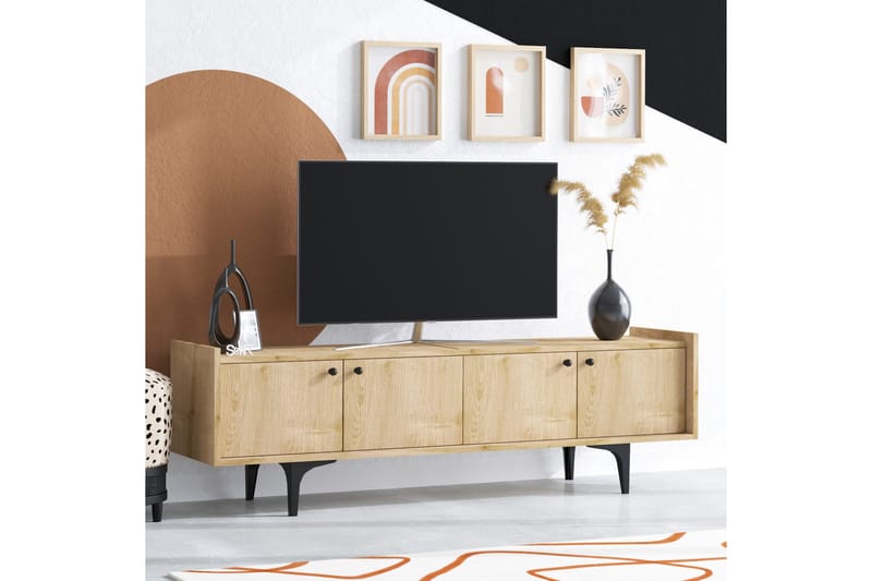 UKHAND Tv-bänk 150x57 cm Blå - Möbler - Vardagsrum - Tv-möbler & mediamöbler - Tv-bänkar