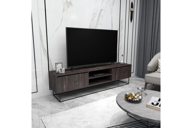 UKHAND Tv-bänk 180x50 cm Brun - Möbler - Vardagsrum - Tv-möbler & mediamöbler - Tv-bänkar