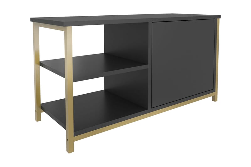 UKHAND Tv-bänk 89,6x50,8 cm Guld - Möbler - Vardagsrum - Tv-möbler & mediamöbler - Tv-bänkar