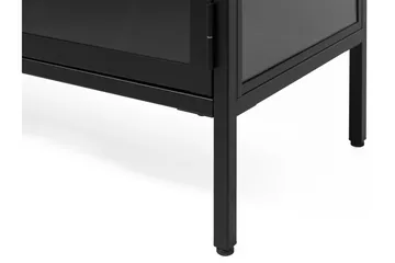 Umbri Tv-bänk 132 cm - Svart - Möbler - Vardagsrum - Tv-möbler & mediamöbler - Tv-bänkar