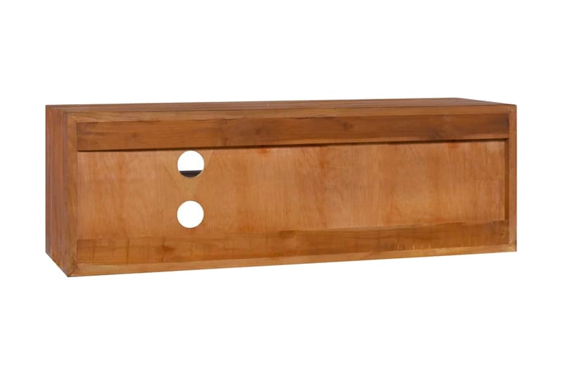 Väggmonterad TV-bänk 180x30x30 cm massiv teak - Brun - Möbler - Vardagsrum - Tv-möbler & mediamöbler - Tv-bänkar