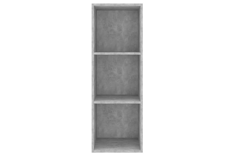 Väggmonterad tv-bänk betonggrå 37x37x107 cm spånskiva - Grå - Möbler - Vardagsrum - Tv-möbler & mediamöbler - Tv-bänkar