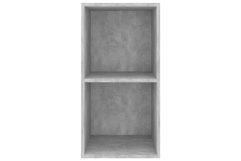 Väggmonterad tv-bänk betonggrå 37x37x72 cm spånskiva - Grå - Möbler - Vardagsrum - Tv-möbler & mediamöbler - Tv-bänkar