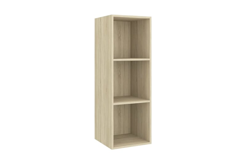 Väggmonterad tv-bänk somona-ek 37x37x107 cm spånskiva - Brun - Möbler - Vardagsrum - Tv-möbler & mediamöbler - Tv-bänkar