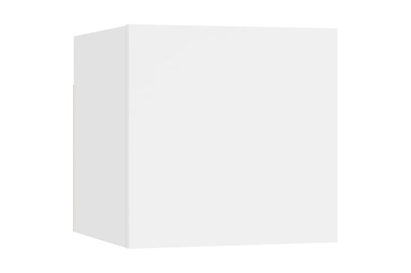 Väggmonterad tv-bänk vit 30,5x30x30 cm - Vit - Möbler - Vardagsrum - Tv-möbler & mediamöbler - Tv-bänkar