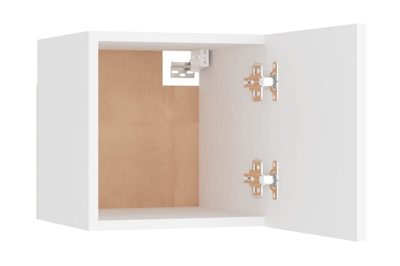 Väggmonterad tv-bänk vit 30,5x30x30 cm - Vit - Möbler - Vardagsrum - Tv-möbler & mediamöbler - Tv-bänkar