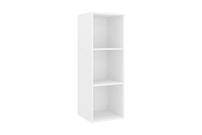 Väggmonterad tv-bänk vit 37x37x107 cm spånskiva - Vit - Möbler - Vardagsrum - Tv-möbler & mediamöbler - Tv-bänkar
