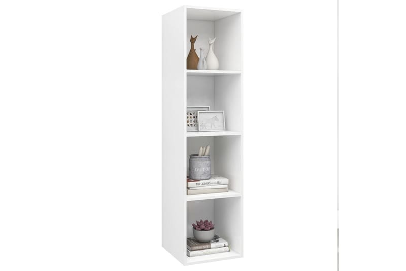 Väggmonterad tv-bänk vit 37x37x142,5 cm spånskiva - Vit - Möbler - Vardagsrum - Tv-möbler & mediamöbler - Tv-bänkar