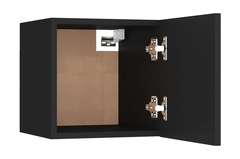Väggmonterade tv-skåp 2 st svart 30,5x30x30 cm - Svart - Möbler - Vardagsrum - Tv-möbler & mediamöbler - Tv-bänkar