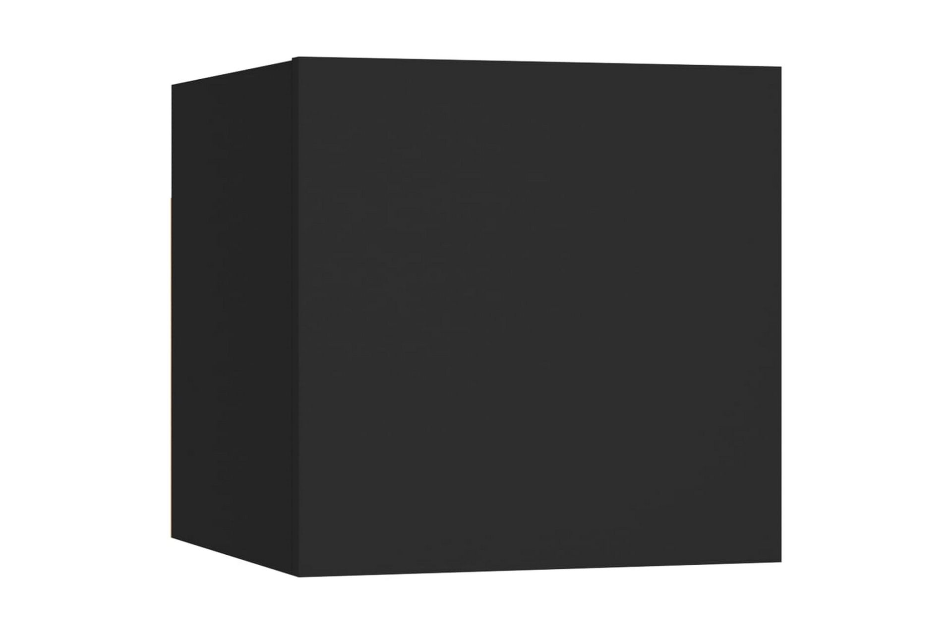Väggmonterade tv-skåp 2 st svart 30,5x30x30 cm - Svart - Möbler - Vardagsrum - Tv-möbler & mediamöbler - Tv-bänkar