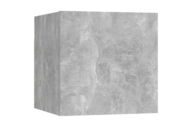 Väggmonterat tv-bänk betonggrå 30,5x30x30 cm - Grå - Möbler - Vardagsrum - Tv-möbler & mediamöbler - Tv-bänkar