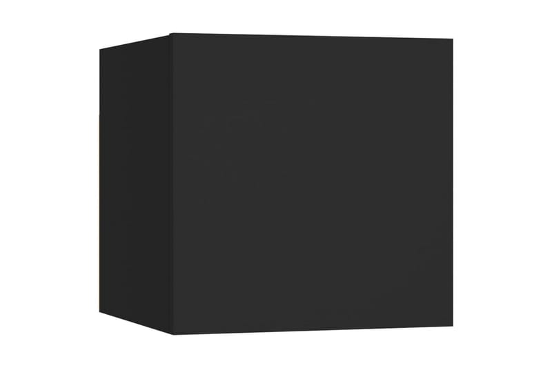 Väggmonterat tv-bänk svart 30,5x30x30 cm - Svart - Möbler - Vardagsrum - Tv-möbler & mediamöbler - Tv-bänkar