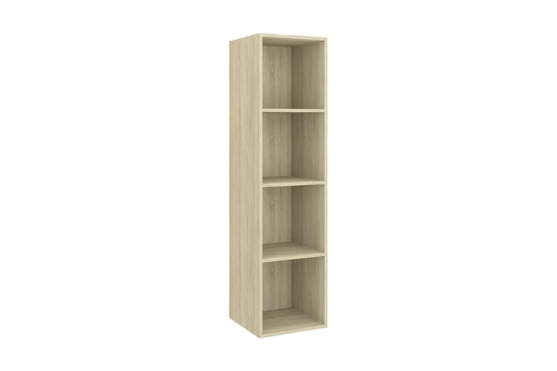 Väggmonterat tv-skåp somona-ek 37x37x142,5 cm spånskiva - Brun - Möbler - Vardagsrum - Tv-möbler & mediamöbler - Tv-bänkar