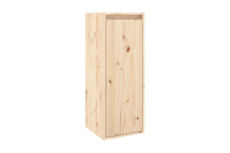 Väggskåp 2 st 30x30x80 cm massiv furu - Brun - Möbler - Vardagsrum - Tv-möbler & mediamöbler - Tv-bänkar