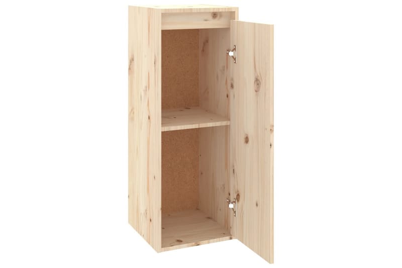 Väggskåp 2 st 30x30x80 cm massiv furu - Brun - Möbler - Vardagsrum - Tv-möbler & mediamöbler - Tv-bänkar