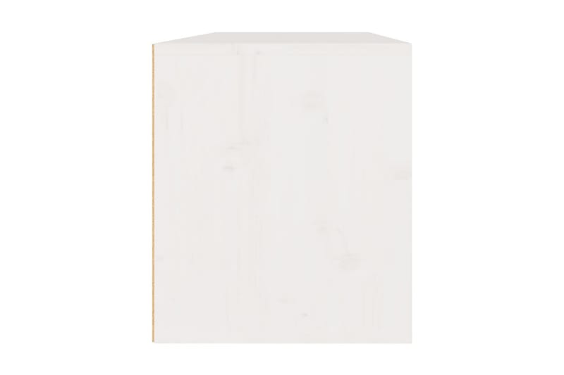 Väggskåp 2 st 45x30x35 cm massiv furu vit - Vit - Möbler - Vardagsrum - Tv-möbler & mediamöbler - Tv-bänkar
