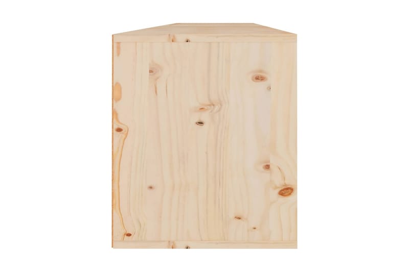 Väggskåp 2 st 80x30x35 cm massiv furu - Brun - Möbler - Vardagsrum - Tv-möbler & mediamöbler - Tv-bänkar