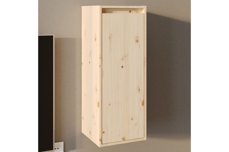 Väggskåp 30x30x80 cm massiv furu - Brun - Möbler - Vardagsrum - Tv-möbler & mediamöbler - Tv-bänkar