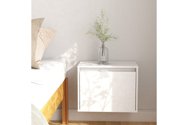 Väggskåp 45x30x35 cm massiv furu vit - Vit - Möbler - Vardagsrum - Tv-möbler & mediamöbler - Tv-bänkar