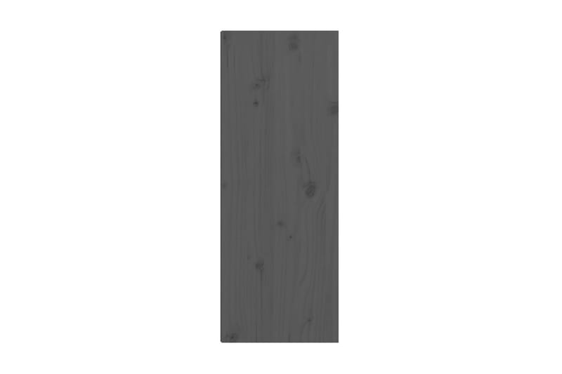 Väggskåp grå 30x30x80 cm massiv furu - Grå - Tv-bänkar