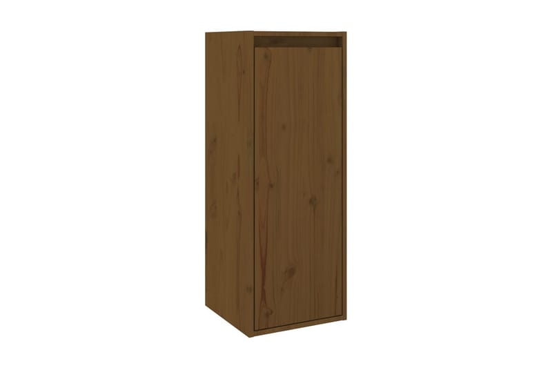 Väggskåp honungsbrun 30x30x80 cm massiv furu - Brun - Möbler - Vardagsrum - Tv-möbler & mediamöbler - Tv-bänkar