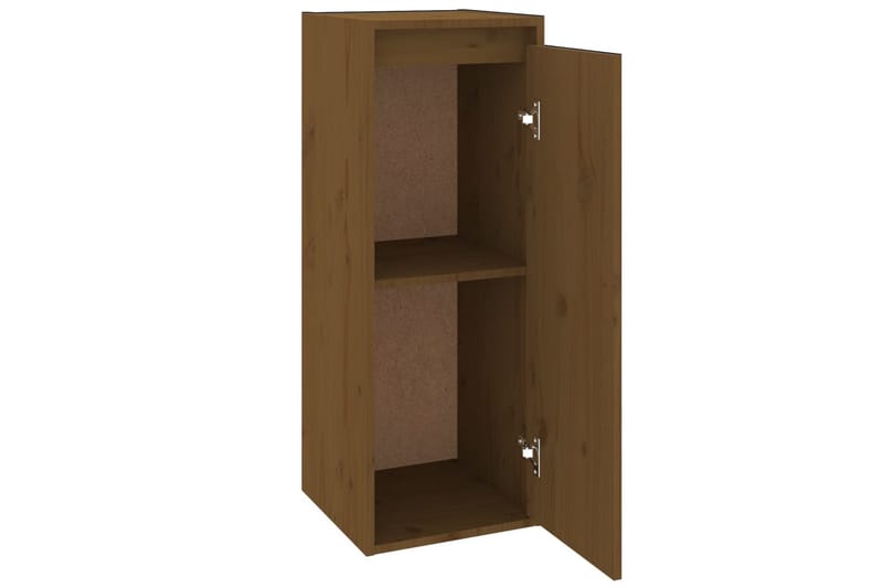 Väggskåp honungsbrun 30x30x80 cm massiv furu - Brun - Möbler - Vardagsrum - Tv-möbler & mediamöbler - Tv-bänkar