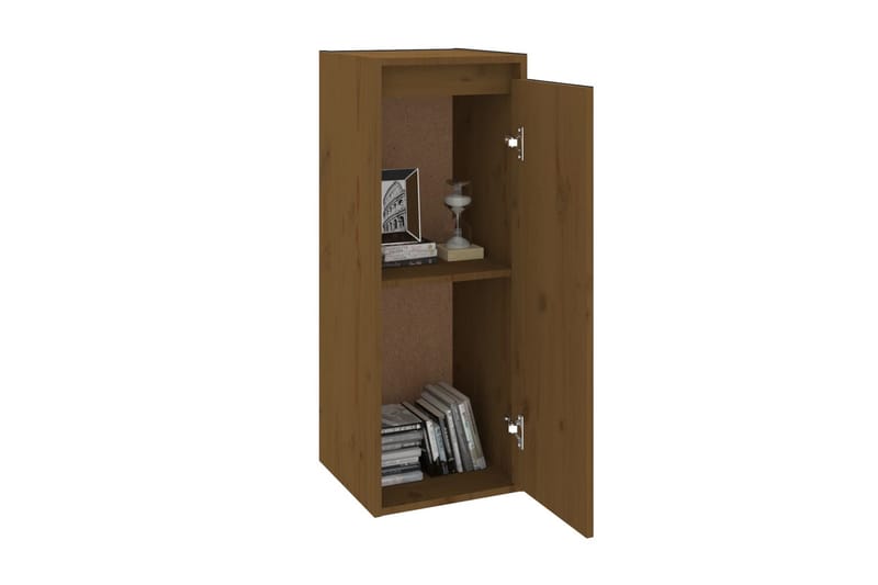 Väggskåp honungsbrun 30x30x80 cm massiv furu - Brun - Möbler - Vardagsrum - Tv-möbler & mediamöbler - Tv-bänkar