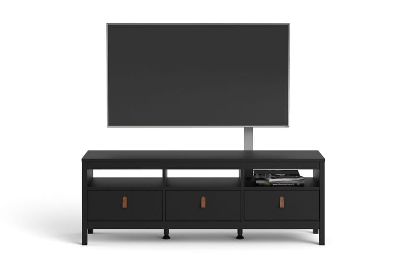 Vallvidera Tv-bänk 151 cm - Svart/Natur - Möbler - Vardagsrum - Tv-möbler & mediamöbler - Tv-bänkar