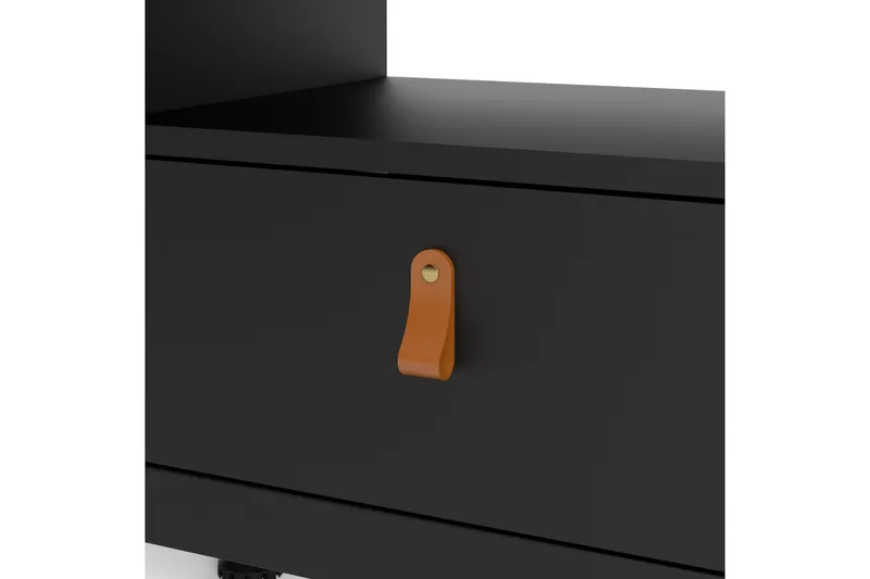 Vallvidera Tv-bänk 151 cm - Svart/Natur - Möbler - Vardagsrum - Tv-möbler & mediamöbler - Tv-bänkar