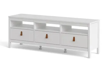 Vallvidera Tv-bänk 151 cm - Vit/Natur - Möbler - Vardagsrum - Tv-möbler & mediamöbler - Tv-bänkar
