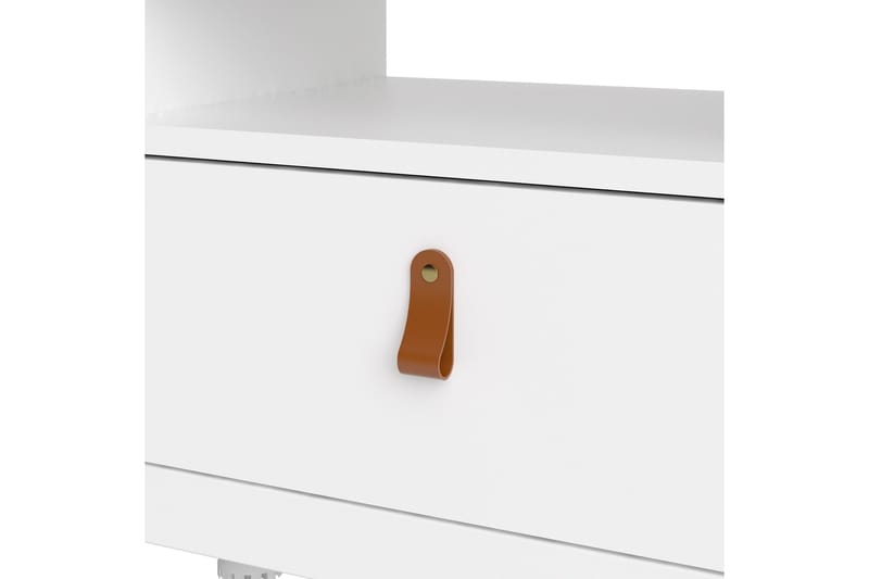 Vallvidera Tv-bänk 151 cm - Vit/Natur - Möbler - Vardagsrum - Tv-möbler & mediamöbler - Tv-bänkar