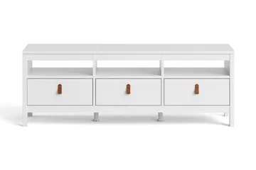 Vallvidera Tv-bänk 151 cm - Vit/Natur - Möbler - Vardagsrum - Tv-möbler & mediamöbler - Tv-bänkar
