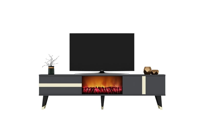 Vania Tv-bänk 150 cm - Guld - Möbler - Vardagsrum - Tv-möbler & mediamöbler - Tv-bänkar