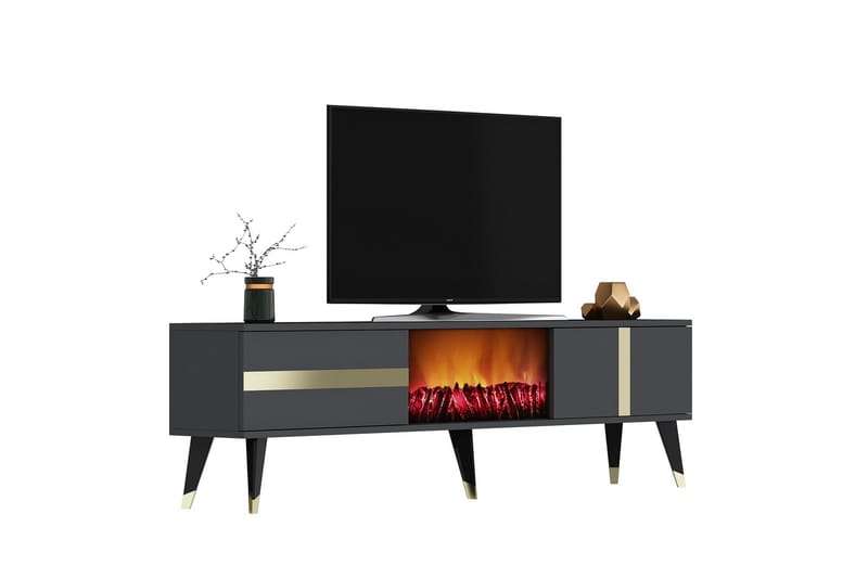 Vania Tv-bänk 150 cm - Guld - Möbler - Vardagsrum - Tv-möbler & mediamöbler - Tv-bänkar