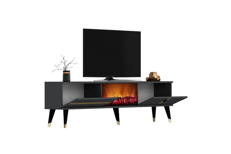 Vania Tv-bänk 150 cm - Guld - Möbler - Vardagsrum - Tv-möbler & mediamöbler - Tv-bänkar