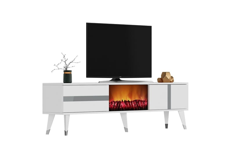 Vania Tv-bänk 150 cm - Silver - Möbler - Vardagsrum - Tv-möbler & mediamöbler - Tv-bänkar