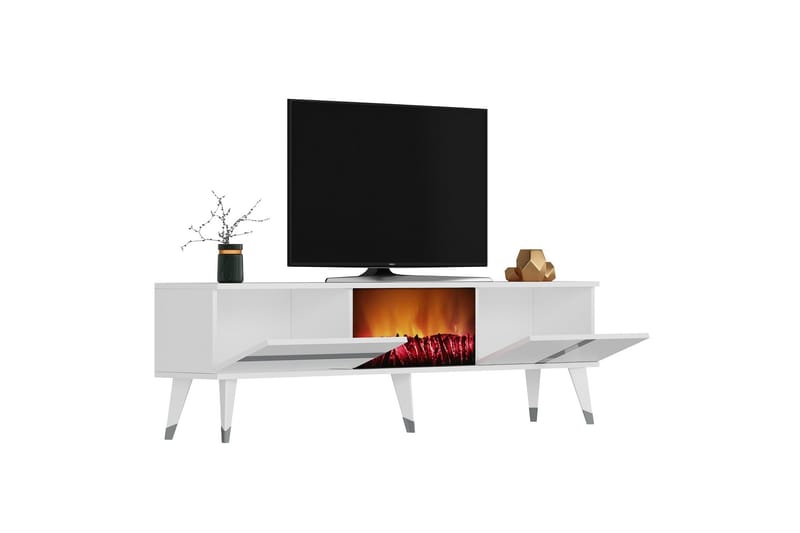 Vania Tv-bänk 150 cm - Silver - Möbler - Vardagsrum - Tv-möbler & mediamöbler - Tv-bänkar