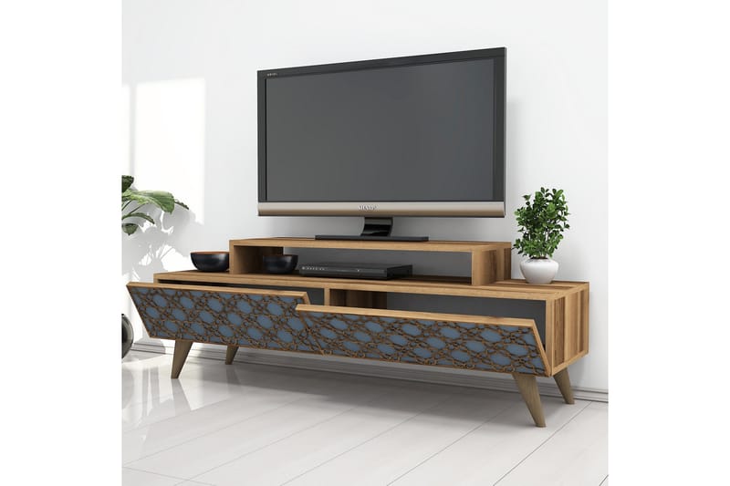 VARRED TV-Bänk 140 cm Brun - Möbler - Vardagsrum - Tv-möbler & mediamöbler - Tv-bänkar